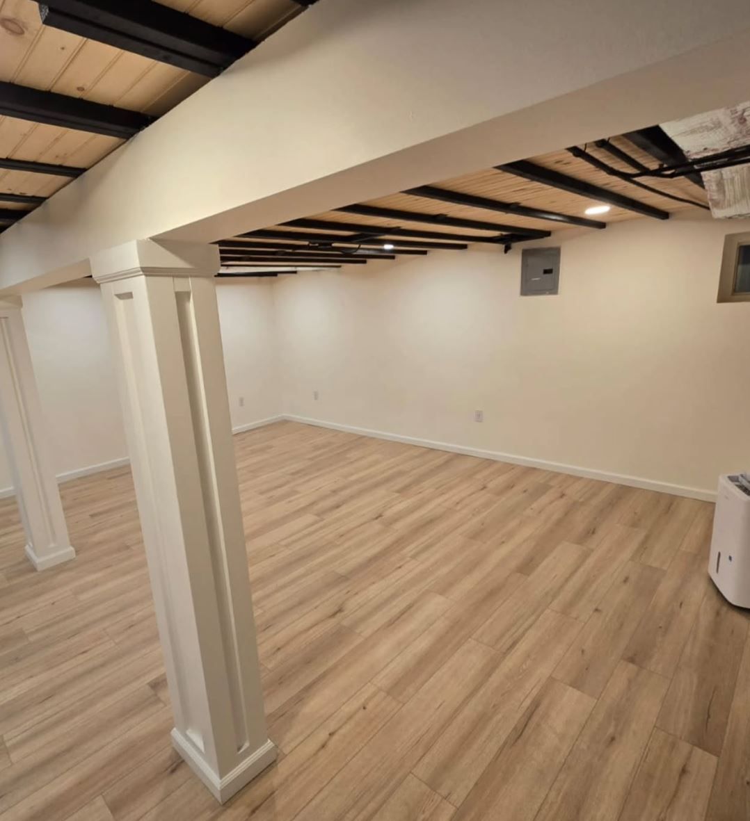 Basement remodel by MeyMax Construction LLC