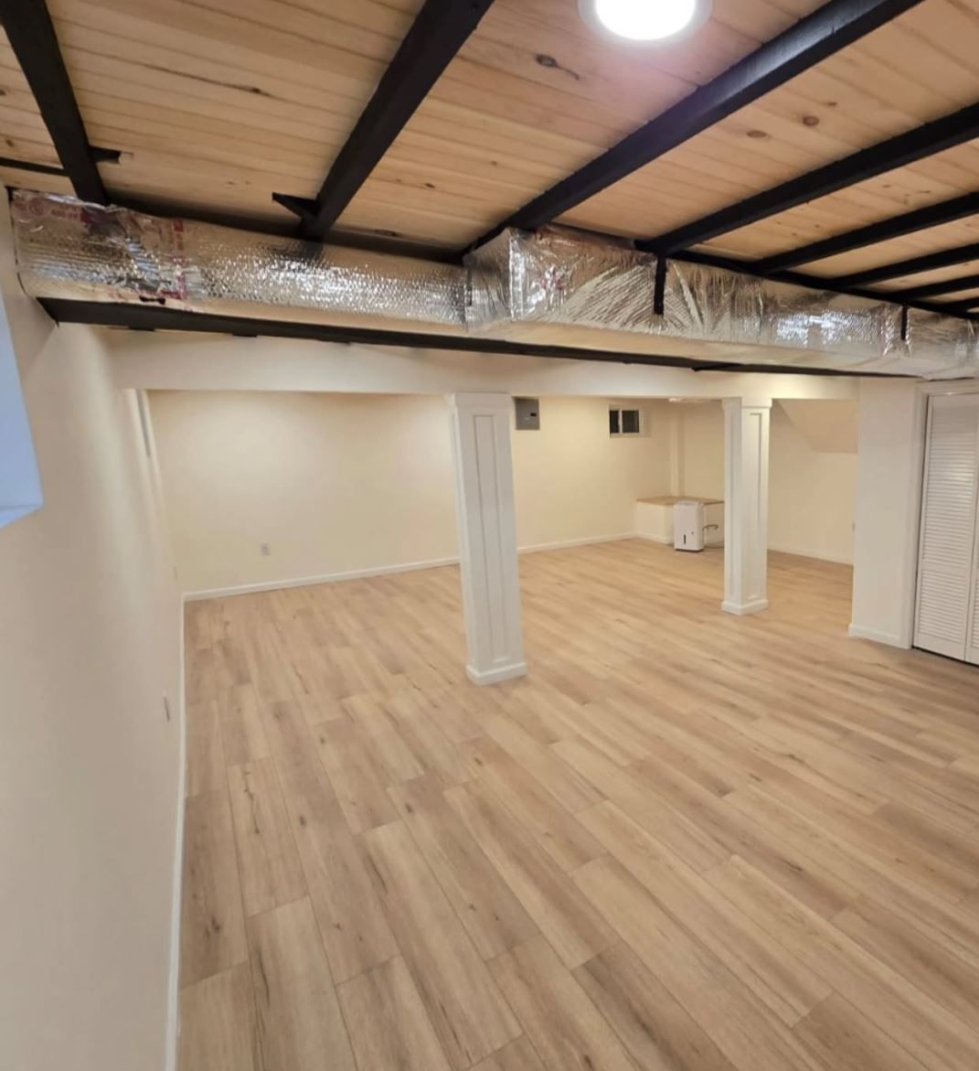 Basement renovation project by MeyMax Construction LLC
