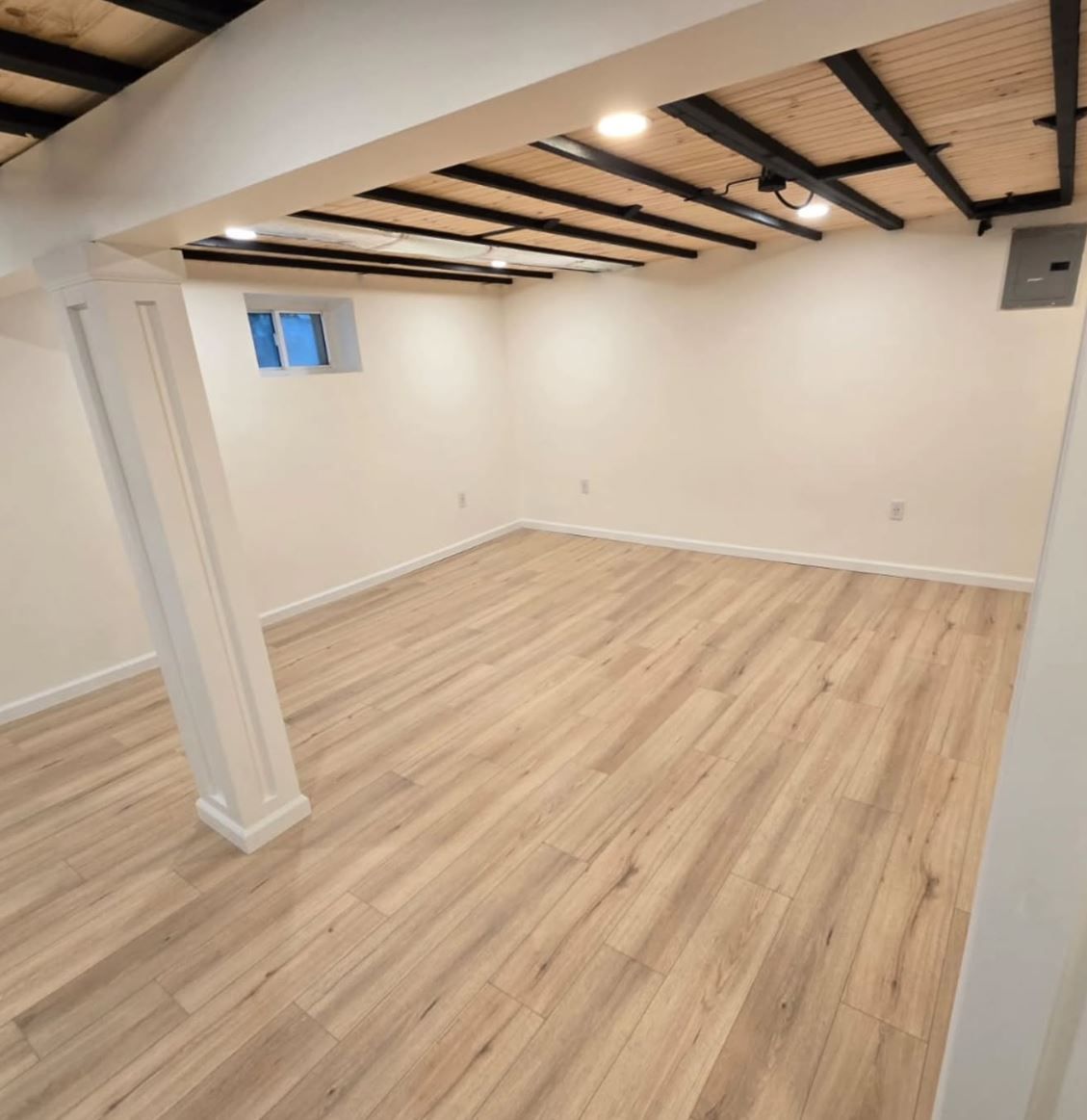 Basement remodel by MeyMax Construction LLC in Belleville, NJ