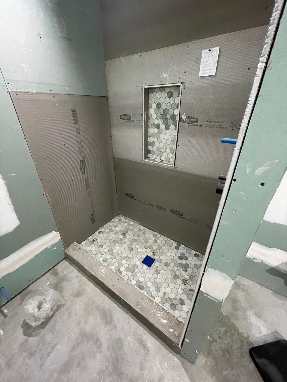 Bathroom renovation project by MeyMax Construction LLC