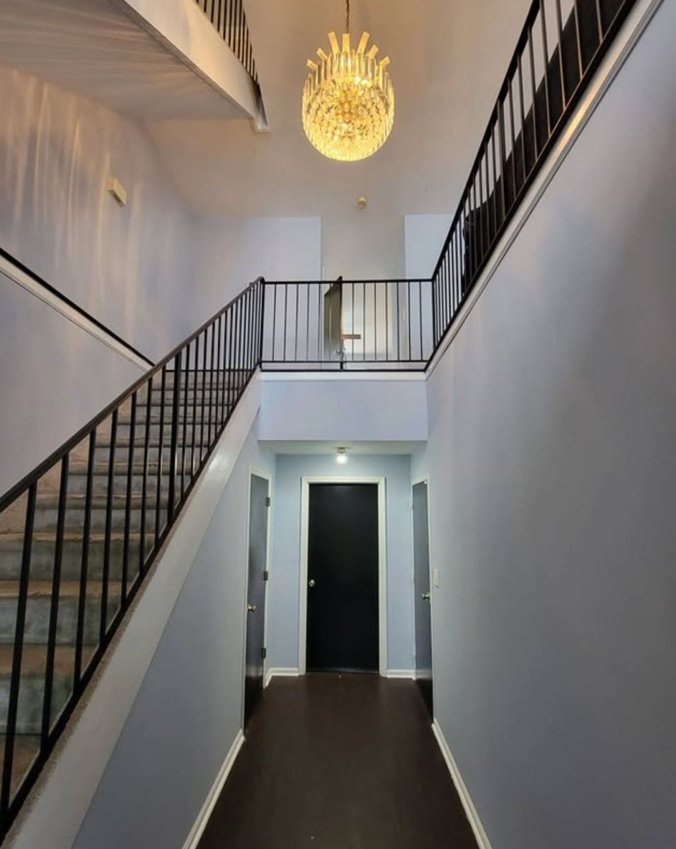 Two-story foyer and staircase renovation by MeyMax Construction LLC