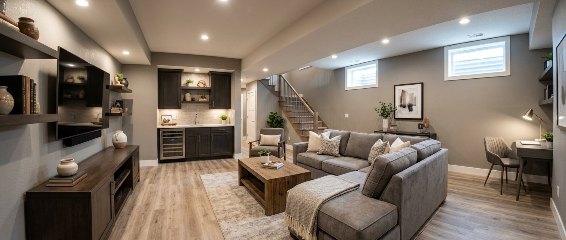 Basement Remodeling & Finishing project by MeyMax Construction LLC